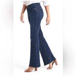 Gap 70s Flare High Rise Wide-Leg Full-Length Jeans – Premium Denim